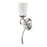 Acclaim Lighting Genevieve 1 Light Sconce, Satin Nickel