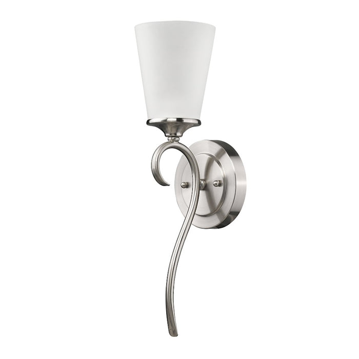 Acclaim Lighting Genevieve 1 Light Sconce, Satin Nickel
