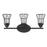 Acclaim Lighting Piers 3-Light Vanity, Matte Black