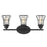 Acclaim Lighting Piers 3-Light Vanity, Matte Black