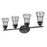 Acclaim Lighting Piers 5-Light Vanity, Matte Black