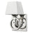 Acclaim Lighting Josephine 1 Light Sconce, Polished Nickel