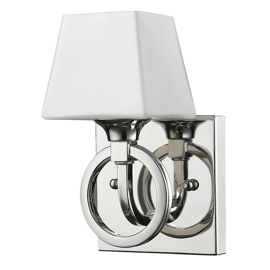 Acclaim Lighting Josephine 1 Light Sconce, Polished Nickel