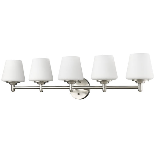 Acclaim Lighting Paige 5 Light Vanity Light, Satin Nickel