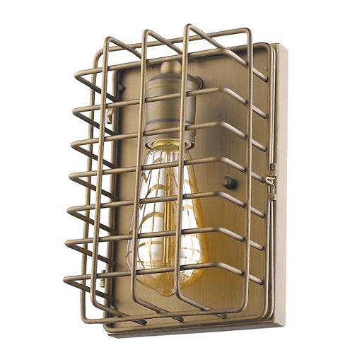 Acclaim Lighting Lynden 1 Light 9" Sconce, Raw Brass