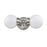 Acclaim Lighting Fairfax 2 Light Vanity Light, Satin Nickel