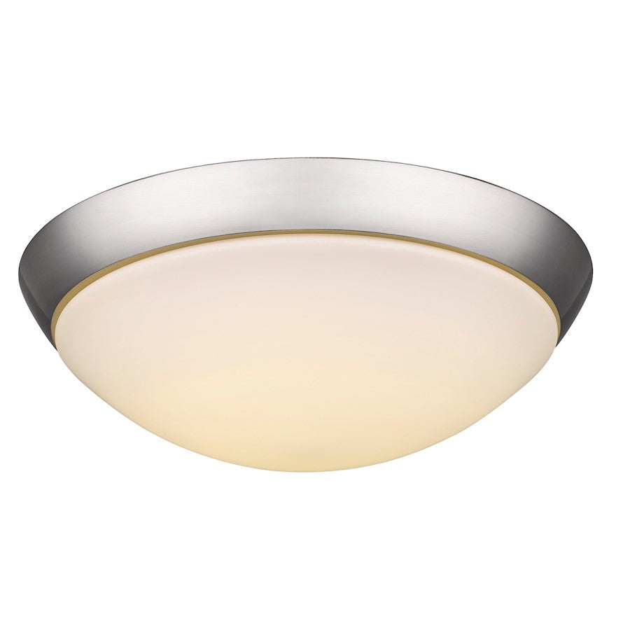 Acclaim Lighting 22-Watt LED Flush Mount, Satin Nickel