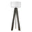 Acclaim Soccle Floor Lamp, Bronze/White Fabric Drum