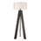 Acclaim Soccle Floor Lamp, Bronze/White Fabric Drum