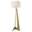 Acclaim Stratos 1 Light Floor Lamp, Brass/White