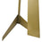 Acclaim Stratos 1 Light Floor Lamp, Brass/White