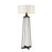 Acclaim Lancet Floor Lamp, Bronze/White Fabric Drum
