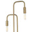 Acclaim Perret 2 Light Floor Lamp, Aged Brass