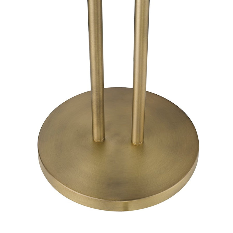 Acclaim Perret 2 Light Floor Lamp, Aged Brass