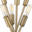 Acclaim Perret 6 Light Floor Lamp, Aged Brass