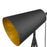 Acclaim Faza Floor Lamp, Black/Black Iron Cone/Gold Leaf