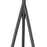 Acclaim Faza Floor Lamp, Black/Black Iron Cone/Gold Leaf