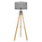 Acclaim Capprice Floor Lamp, Black/Black Iron Mesh Drum