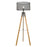 Acclaim Capprice Floor Lamp, Black/Black Iron Mesh Drum