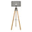 Acclaim Capprice Floor Lamp, Black/Black Iron Mesh Drum