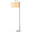 Acclaim Station 1 Light Floor Lamp, Nickel/Coarse Ivory Linen