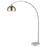 Acclaim Mid 1 Light 84" Arc Floor Lamp, Nickel/Nickel