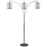 Acclaim Lux 3 Light Tree Lamp, Nickel/Snow Shantung 2 Tier