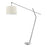 Acclaim Chelsea 2 Light Arc Floor Lamp, Chrome/Latte