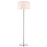 Acclaim Urban Basic 2 Light Floor Lamp, Chrome/Off-White