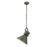 Acclaim Crew Pendant, Green/Green Metal Cone Shape/White