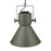 Acclaim Crew Pendant, Green/Green Metal Cone Shape/White