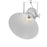 Acclaim Crew Pendant, White/White Metal Cone Shape/White