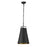 Acclaim Faza Pendant, Black/Black Metal Cone Shape/Gold