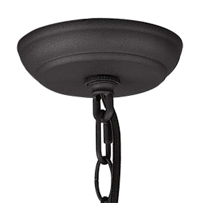 Acclaim Faza Pendant, Black/Black Metal Cone Shape/Gold