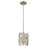 Acclaim Vitozzi 1 Light Pendant, Antique Silver Leaf