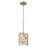 Acclaim Vitozzi 1 Light Pendant, Antique Silver Leaf