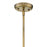 Acclaim Solea 12 Light Chandelier, Brass/Opal Glass Globes