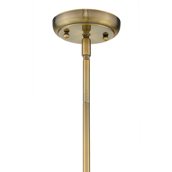 Acclaim Solea 12 Light Chandelier, Brass/Opal Glass Globes