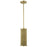 Acclaim Basetti Pendant, Gold/Gold Metal Cylindrical Shape