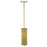 Acclaim Basetti Pendant, Gold/Gold Metal Cylindrical Shape