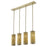 Acclaim Basetti 4 Light Pendant, Gold/Gold Cylindrical Shape