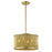 Acclaim Basetti 4 Light Convertible Pendant, Gold/Gold Drum