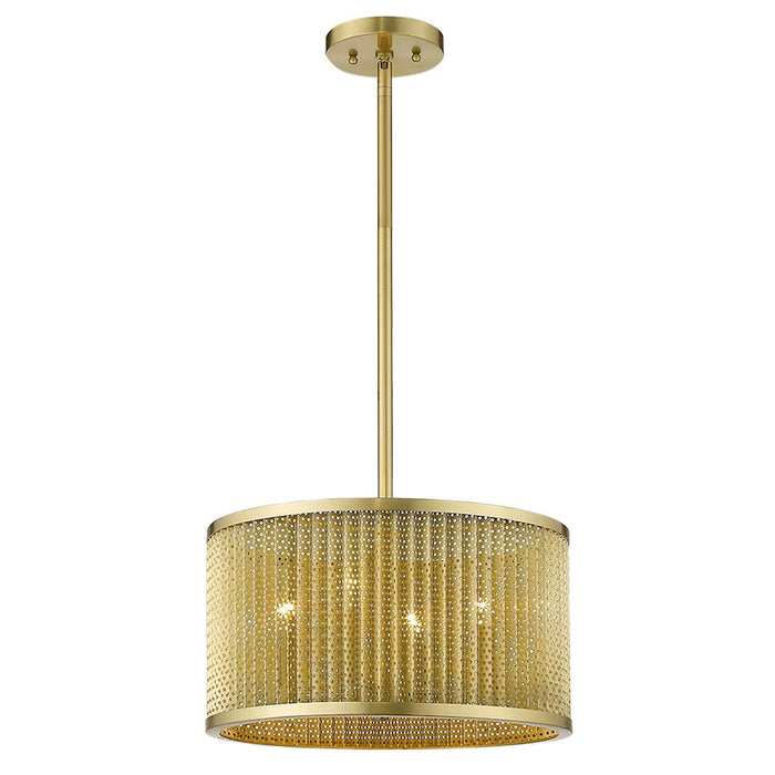 Acclaim Basetti 4 Light Convertible Pendant, Gold/Gold Drum