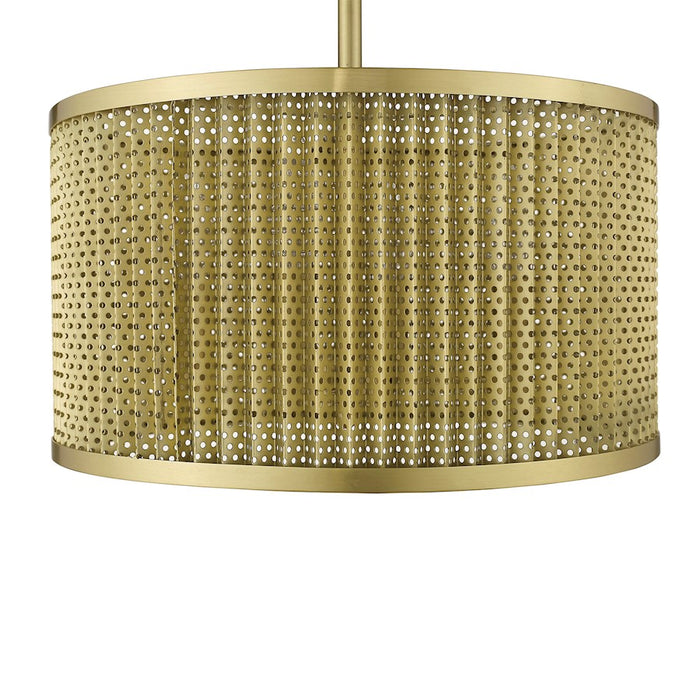 Acclaim Basetti 4 Light Convertible Pendant, Gold/Gold Drum
