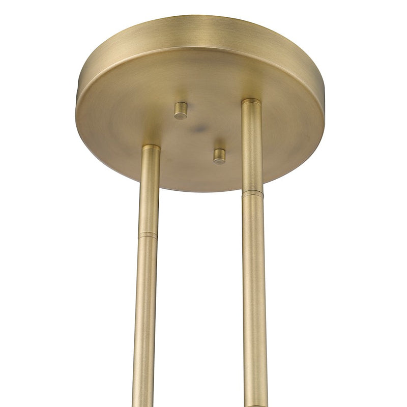 Acclaim Perret 2 Light Pendant, Aged Brass