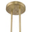 Acclaim Perret 2 Light Pendant, Aged Brass