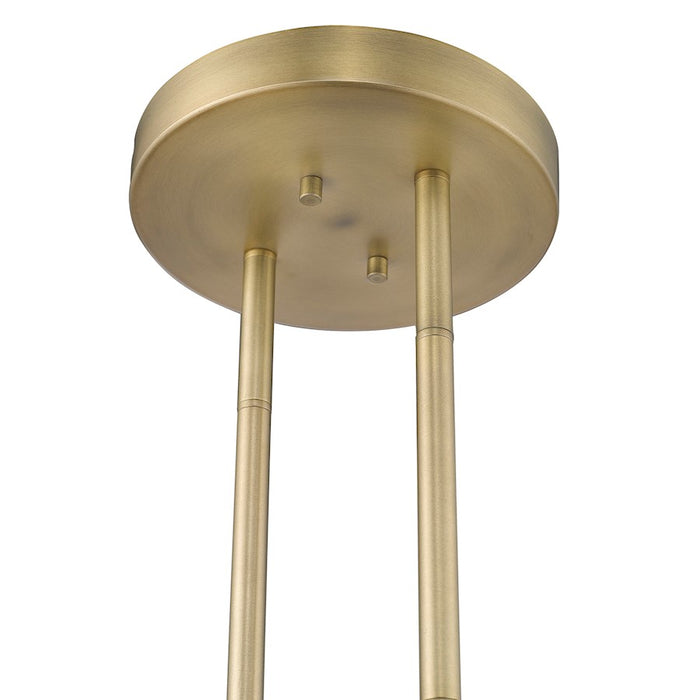 Acclaim Perret 2 Light Pendant, Aged Brass