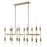 Acclaim Perret 20 Light Island Pendant, Aged Brass