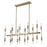 Acclaim Perret 20 Light Island Pendant, Aged Brass