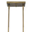 Acclaim Lunette 10 Light Island, Brass/Smoke Glass Globes